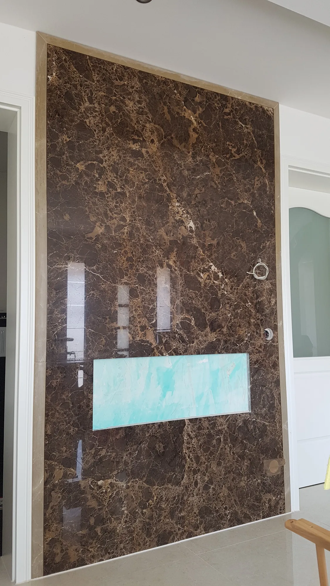 Emperador Marmor Treppenanlage aus Marmor, Stuttgart – Detailansicht 5 | Grama Natursteine